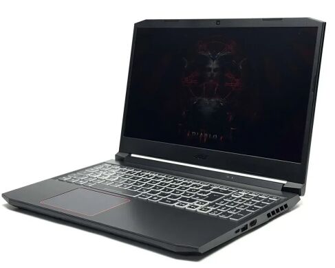 Ігровий ноутбук Acer Nitro 5 AN515-55 / 15.6" (1920x1080) IPS / Intel Core i7-10750H (6 (12) ядер по 2.6 - 5.0 GHz) / 16 GB DDR4 / 1000 GB SSD / nVidia GeForce RTX 3060, 6 GB GDDR6, 192-bit / WebCam / Win 11