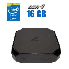 Неттоп HP Z2 Mini G3 USFF / Intel Xeon E3-1245 v5 (4 (8) ядра по 3.5 - 3.9 GHz) (аналог i7-6700) / 16 GB DDR4 / 512 GB SSD M.2 / Intel HD Graphics P530 / WiFi