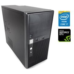 Ігровий ПК Б-клас Hyundai iTMC Pentino A320 Tower / Intel Core i7-6700 (4 (8) ядра по 3.4 - 4.0 GHz) / 16 GB DDR4 / 256 GB SSD + 500 GB HDD / nVidia GeForce GTX 1060, 3 GB GDDR5, 192-bit / 450W / Win 11 Pro + Кабель живлення
