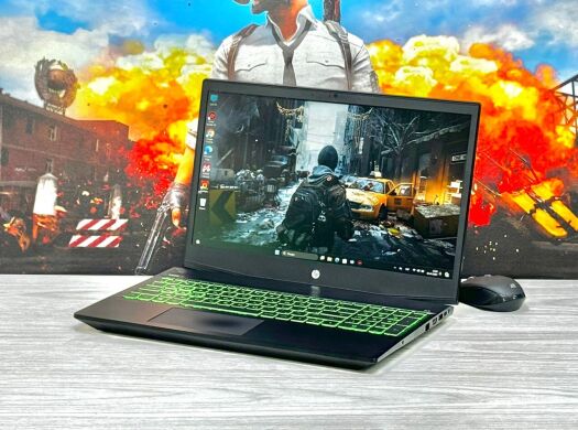 Игровой ноутбук HP Pavilion Gaming 15-cx0056wm / 15.6" (1920x1080) IPS / Intel Core i5-8300H (4 (8) ядра по 2.3 - 4.0 GHz) / 16 GB DDR4 / 128 GB SSD M.2 + 1000 GB HDD / nVidia GeForce GTX 1050 Ti, 4 GB GDDR5, 128-bit / WebCam / Win 11 Home