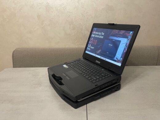 Захищений ноутбук Getac S410 G2 / 14" (1366x768) TN Touch / Intel Core i7-8650U (4 (8) ядра по 1.9 - 4.2 GHz) / 16 GB DDR4 / 256 GB SSD / nVidia GeForce GTX 1050, 4 GB GDDR5, 128-bit / DVD-ROM