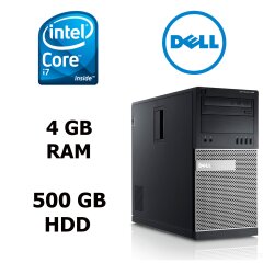 Dell Optiplex 990 Tower / Intel Core i7-2600 (4(8) ядра по 3.4 - 3.8 GHz) / 4GB DDR3/ 500 HDD 