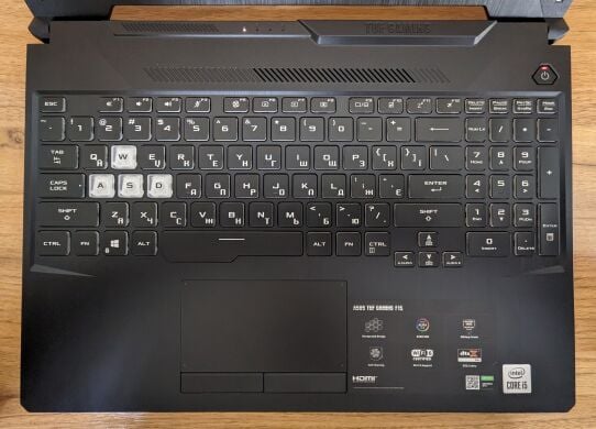 Игровой ноутбук Asus TUF Gaming F15 FX506L / 15.6" (1920x1080) IPS / Intel Core i5-10300H (4 (8) ядра по 2.5 - 4.5 GHz) / 16 GB DDR4 / 512 GB SSD / nVidia GeForce GTX 1650, 4 GB GDDR5, 128-bit / WebCam / Windows 10