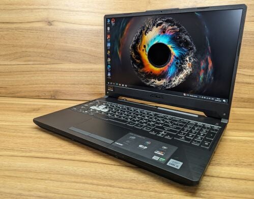 Игровой ноутбук Asus TUF Gaming F15 FX506L / 15.6" (1920x1080) IPS / Intel Core i5-10300H (4 (8) ядра по 2.5 - 4.5 GHz) / 16 GB DDR4 / 512 GB SSD / nVidia GeForce GTX 1650, 4 GB GDDR5, 128-bit / WebCam / Windows 10
