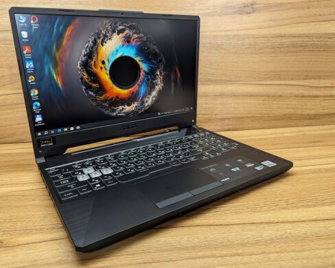 Игровой ноутбук Asus TUF Gaming F15 FX506L / 15.6" (1920x1080) IPS / Intel Core i5-10300H (4 (8) ядра по 2.5 - 4.5 GHz) / 16 GB DDR4 / 512 GB SSD / nVidia GeForce GTX 1650, 4 GB GDDR5, 128-bit / WebCam / Windows 10