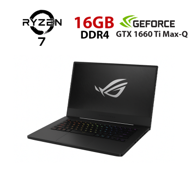 Ігровий ноутбук Б-клас Asus ROG Zephyrus GA502DU / 15.6" (1920x1080) IPS / AMD Ryzen 7 3750H (4 (8) ядра по 2.3 - 4.0 GHz) / 16 GB DDR4 / 512 GB SSD / nVidia GeForce GTX 1660 Ti Max-Q, 6 GB GDDR6, 192-bit Ігровий ноутбук Б-клас Asus ROG Zephyrus GA502DU / 15.6" (1920x1080) IPS / AMD Ryzen 7 3750H (4 (8) ядра по 2.3 - 4.0 GHz) / 16 GB DDR4 / 512 GB SSD / nVidia GeForce GTX 1660 Ti Max-Q, 6 GB GDDR6, 192-bit