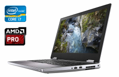 Игровой ноутбук Dell Precision 7540 / 15.6" (1920x1080) IPS Touch / Intel Core i7-9850H (6 (12) ядер по 2.6 - 4.6 GHz) / 16 GB DDR4 / 512 GB SSD / AMD Radeon Pro WX 3200, 4 GB GDDR5, 128-bit / WebCam + Беспроводная мышка