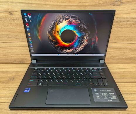Ігровий ноутбук Б-клас MSI Stealth GS 66 / 15.6" (2560x1440) IPS / Intel Core i9-12900H (14 (20) ядер по 3.8 - 5.0 GHz) / 32 GB DDR5 / 1000 GB SSD / nVidia GeForce RTX 3080, 16 GB GDDR6, 256-bit / WebCam / Windows 11