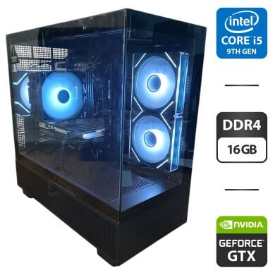 Игровой ПК 1stPlayer MI-5 Tower / Intel Core i5-9400 (6 ядер по 2.9 - 4.1 GHz) / 16 GB DDR4 / 256 GB SSD M.2 + 500 GB SSD / nVidia GeForce GTX 1660, 6 GB GDDR5, 192-bit / 500W Игровой ПК 1stPlayer MI-5 Tower / Intel Core i5-9400 (6 ядер по 2.9 - 4.1 GHz) / 16 GB DDR4 / 256 GB SSD M.2 + 500 GB SSD / nVidia GeForce GTX 1660, 6 GB GDDR5, 192-bit / 500W