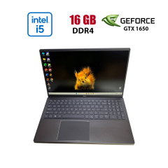 Игровой ультрабук Dell Vostro 7500 / 15.6" (1920x1080) IPS / Intel Core i5-10300H (4 (8) ядра по 2.5 - 4.5 GHz) / 16 GB DDR4 / 256 GB SSD / nVidia GeForce GTX 1650, 4 GB GDDR6, 128-bit / WebCam