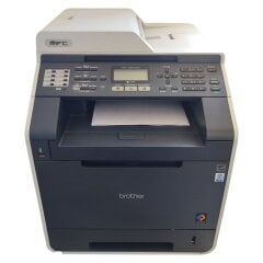 МФУ Б-класс Brother MFC-9460CDN / Лазерная цветная печать / 2400x600 dpi / A4 / 24 стр/мин / USB 2.0, Ethernet / Дуплекс + Кабели подключения