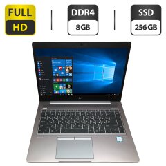 Мобильная рабочая станция Б-класс HP ZBook 14 G5 / 14" (1920x1080) IPS / Intel Core i5-8350U (4 (8) ядра по 1.7 - 3.6 GHz) / 8 GB DDR4 / 256 GB SSD / Intel UHD Graphics 620 / WebCam
