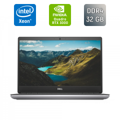 Мобільна робоча станція Dell Precision 7550 / 15.6" (3840x2160) IPS / Intel Xeon W-10855M (6 (12) ядер по 2.8 - 5.1 GHz) / 32 GB DDR4 / 512 GB SSD / nVidia Quadro RTX 3000, 6 GB GDDR6, 192-bit / WebCam / HDMI / Windows 11