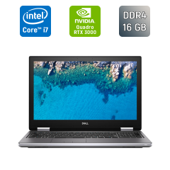 Мобільна робоча станція Dell Precision 7740 / 17.3" (1600x900) TN / Intel Core i7-9750H (6 (12) ядер по 2.6 - 4.5 GHz) / 16 GB DDR4 / 512 GB SSD / nVidia Quadro RTX 3000, 6 GB GDDR6, 192-bit / HDMI