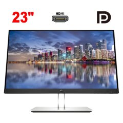 Монітор HP E23 G4 / 23" (1920x1080) IPS / 1x HDMI, 1x DP, 1x VGA, 4x USB 3.2 / VESA 100x100 / Pivot