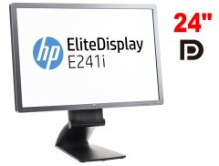 Монітор HP EliteDisplay E241i / 24" (1920x1200) IPS / 1x DP, 1x DVI, 1x VGA, 3x USB 2.0 / VESA 100x100 / Pivot