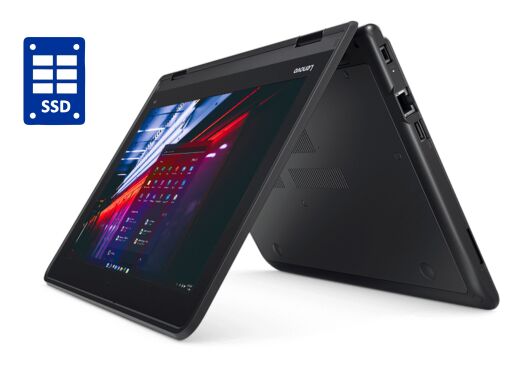 Нетбук-трансформер Lenovo ThinkPad Yoga 11e / 11.6" (1366x768) TN Touch / Intel Celeron N3450 (4 ядра по 1.1 - 2.2 GHz) / 4 GB DDR3 / 128 GB SSD / Intel HD Graphics 500 / WebCam / Win 10 Pro