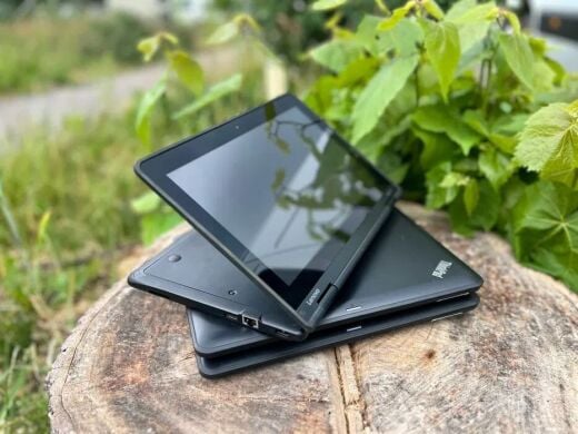 Нетбук-трансформер Lenovo ThinkPad Yoga 11e / 11.6" (1366x768) TN Touch / Intel Celeron N3450 (4 ядра по 1.1 - 2.2 GHz) / 4 GB DDR3 / 128 GB SSD / Intel HD Graphics 500 / WebCam / Win 10 Pro