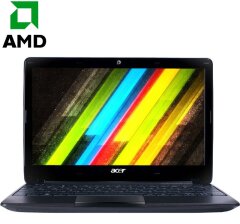 Нетбук Acer Aspire One 722-C6Ckk / 11.6" (1366x768) TN / AMD C-60 (2 ядра по 1.0 - 1.3 GHz) / 2 GB DDR3 / 320 GB HDD / AMD Radeon HD 6290 / WebCam / HDMI