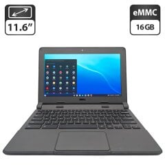 Нетбук Dell Chromebook 11-P221 / 11.6" (1366x768) TN / Intel Celeron N2840 (2 ядра по 2.16 - 2.58 GHz) / 4 GB DDR3 / 16 GB eMMC / Intel HD Graphics 500 / WebCam / Chrome OS