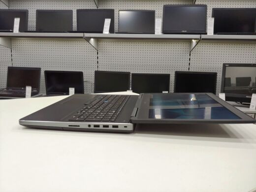 Ноутбук-трансформер Dell Precision 7510 Black / 15.6" (1920x1080) IPS LED / Intel Core i5-6300HQ (4 ядра по 2.3 - 3.2 GHz) / 8 GB DDR4 / 250 GB SSD + 1000 GB HDD / nVidia Quadro M1000M, 2 GB GDDR5, 128-bit