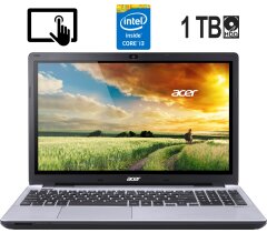 Ноутбук Acer Aspire V3-572P / 15.6" (1366x768) TN Touch / Intel Core i3-5005U (2 (4) ядра по 2.0 GHz) / 6 GB DDR3 / 1000 GB HDD /  Intel HD Graphics 5500 / WebCam / HDMI