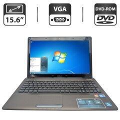 Ноутбук Asus X52J / 15.6" (1366x768) TN / Intel Core i3-350M (2 (4) ядра по 2.2 GHz) / 6 GB DDR3 / 320 GB HDD / AMD Radeon HD 5145, 1 GB GDDR3, 64-bit / WebCam / DVD-ROM