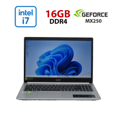 Ноутбук Б-клас Acer Aspire A515-54G-7513 / 15.6" (1920x1080) IPS / Intel Core i7-10510U (4 (8) ядра по 1.8 - 4.9 GHz) / 16 GB DDR4 / 512 GB SSD / nVidia GeForce MX250, 2 GB GDDR5, 64-bit / WebCam