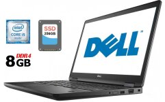 Ноутбук Б-класс Dell Latitude 5580 / 15.6" (1920x1080) IPS / Intel Core i5-6440HQ (4 ядра по 2.6 - 3.5 GHz) / 8 GB DDR4 / 256 GB SSD / Intel HD Graphics 530 / Fingerprint / HDMI / Windows 10 лицензия