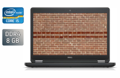 Ноутбук Б-клас Dell Latitude E5470 / 14" (1366x768) TN / Intel Core i5-6300U (2 (4) ядра по 2.4 - 3.0 GHz) / 8 GB DDR4 / 256 GB SSD / Intel HD Graphics 520 / WebCam / HDMI / Windows 10
