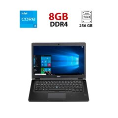 Ноутбук Dell Latitude 5490 / 14" (1920x1080) IPS / Intel Core i5-7300U (2 (4) ядра по 2.6 - 3.5 GHz) / 8 GB DDR4 / 256 GB SSD / Intel HD Graphics 620 / WebCam