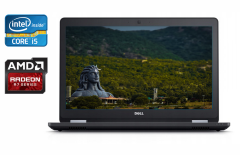 Ноутбук Dell Latitude E5570 / 15.6" (1920x1080) IPS / Intel Core i5-6440HQ (4 ядра по 2.6 - 3.5 GHz) / 16 GB DDR4 / 512 GB SSD / AMD Radeon R7 M370, 2 GB GDDR5, 128-bit / HDMI / WebCam / Windows 10