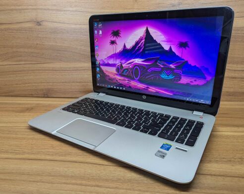 Ноутбук HP Envy TS 15 / 15.6" (1920x1080) IPS Touch / Intel Core i7-4700MQ (4 (8) ядра по 2.4 - 3.4 GHz) / 16 GB DDR3 / 480 GB SSD / nVidia GeForce GT 740M, 2 GB DDR3, 64-bit / WebCam / Fingerprint / Windows 10 Ноутбук HP Envy TS 15 / 15.6" (1920x1080) IPS Touch / Intel Core i7-4700MQ (4 (8) ядра по 2.4 - 3.4 GHz) / 16 GB DDR3 / 480 GB SSD / nVidia GeForce GT 740M, 2 GB DDR3, 64-bit / WebCam / Fingerprint / Windows 10