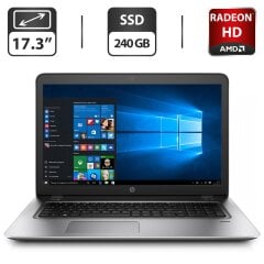 Ноутбук HP ProBook 470 G1 / 17.3" (1600x900) TN / Intel Core i5-4200M (2 (4) ядра по 2.5 - 3.1 GHz) / 8 GB DDR3 / 240 GB SSD / AMD Radeon HD 8750M, 1 GB DDR3, 128-bit / WebCam / DVD-ROM + Беспроводная мышка