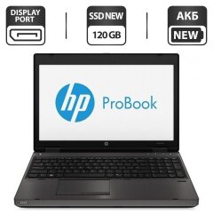 Ноутбук HP ProBook 6570b / 15.6" (1366x768) TN / Intel Core i5-3210M (2 (4) ядра по 2.5 - 3.1 GHz) / 4 GB DDR3 / 120 GB SSD NEW / Intel HD Graphics 4000 / DVD-ROM / АКБ NEW