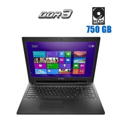 Ноутбук Lenovo G500 / 15.6" (1366x768) TN / Intel Pentium 2020M (2 ядра по 2.4 GHz) / 4 GB DDR3 / 750 GB HDD / Intel HD Graphics 2500 / WebCam / DVD-ROM
