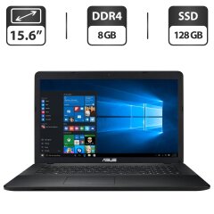 Ноутбук Lenovo IdeaPad V110-15ISK / 15.6" (1366x768) TN / Intel Core i3-6100U (2 (4) ядра по 2.3 GHz) / 8 GB DDR4 / 128 GB SSD / Intel HD Graphics 520 / WebCam