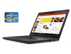 Ноутбук Б-клас Lenovo ThinkPad L470 / 14" (1920x1080) IPS / Intel Core i5-7200U (2 (4) ядра по 2.5 - 3.1 GHz) / 8 GB DDR4 / 256 GB SSD / Intel HD Graphics 620 / WebCam / Win 10 Pro