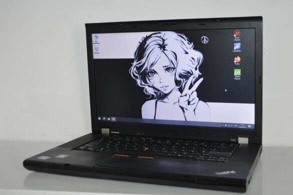 Ноутбук Lenovo ThinkPad T520 / 15.6" (1366x768) TN / Intel Core i5-2520M (2 (4) ядра по 2.5 - 3.2 GHz) / 12 GB DDR3 / 120 GB SSD NEW / Intel HD Graphics 3000 / WebCam / DVD-ROM