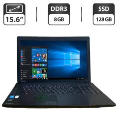 Ноутбук Toshiba Satellite C50 / 15.6" (1366x768) TN / Intel Core i5-4200U (2 (4) ядра по 1.6 - 2.6 GHz) / 8 GB DDR3 / 128 GB SSD / Intel HD Graphics 4400 / WebCam / HDMI