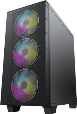 Новый игровой ПК Forsage GameMax Aero Mini Black / AMD Ryzen 5 5500 (6 (12) ядер по 3.6 - 4.2 GHz) / 8 GB DDR4 / 480 GB SSD / nVidia GeForce GTX 1060, 6 GB GDDR5, 192-bit