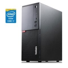 Новый ПК Lenovo ThinkCentre M720T Tower / Intel Core i7-8700 (6 (12) ядер по 3.2 - 4.6 GHz) / 16 GB DDR4 / 240 GB SSD + 1000 GB HDD / Intel HD Graphics 630 / Win 11 Pro