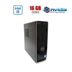 ПК Dell Inspiron 3250 SFF / Intel Core i5-6400 (4 (4) ядер по 2.7 - 3.3 GHz) / 16 GB DDR3 / 256 GB SSD / nVidia Quadro K620, 2 GB DDR3, 128-bit / Win10 Lic