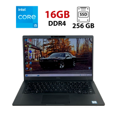 Ультрабук Б-класс Dell Latitude 7400 / 14" (1920x1080) IPS Touch / Intel Core i5-8265U (4 (8) ядра по 1.6 - 3.9 GHz) / 16 GB DDR4 / 256 GB SSD / Intel UHD Graphics / WebCam / HDMI