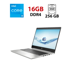 Ультрабук Б-класс HP ProBook 440 G7 / 14" (1920x1080) IPS / Intel Core i5-10210U (4 (8) ядра по 1.6 - 4.2 GHz) / 16 GB DDR4 / 256 GB SSD / Intel UHD Graphics / WebCam