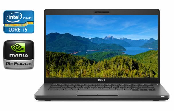 Ультрабук Dell Latitude 5401 / 14" (1920x1080) IPS / Intel Core i5-9400H (4 (8) ядра по 2.5 - 4.3 GHz) / 16 GB DDR4 / 256 GB SSD / nVidia GeForce MX150, 2 GB GDDR5, 64-bit / WebCam / Windows 10