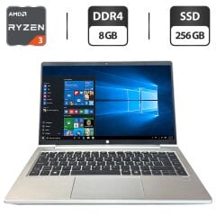 Ультрабук HP ProBook 445 G8 / 14" (1920x1080) IPS / AMD Ryzen 3 5400U (4 (8) ядра по 2.6 - 4.0 GHz) / 8 GB DDR4 / 256 GB SSD / AMD Radeon Graphics / WebCam