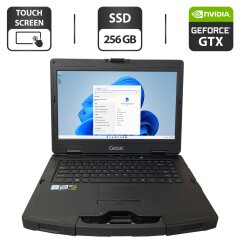 Защищенный ноутбук Getac S410 G2 / 14" (1366x768) TN Touch / Intel Core i7-8650U (4 (8) ядра по 1.9 - 4.2 GHz) / 16 GB DDR4 / 256 GB SSD / nVidia GeForce GTX 1050, 4 GB GDDR5, 128-bit / DVD-ROM