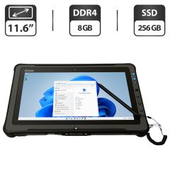 Защищенный планшет Getac F110 G3 / 11.6" (1366x768) IPS / Intel Core i7-6500U (2 (4) ядра по 2.5 - 3.1 GHz) / 8 GB DDR4 / 256 GB SSD / Intel HD Graphics 520 / WebCam / Стилус / Два АКБ