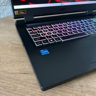 Игровой ноутбук Acer Nitro 5 AN517-55 / 17.3" (1920x1080) IPS / Intel Core i5-12500H (12 (16) ядер по 2.5 - 4.5 GHz) / 16 GB DDR4 / 512 GB SSD / nVidia GeForce RTX 3050, 4 GB GDDR5, 128-bit / WebCam